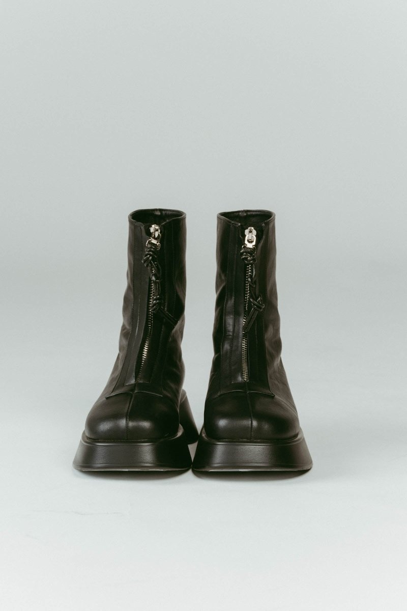 front zip platform boots/2color - KNUTH MARF