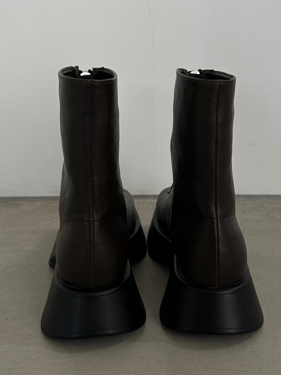 front zip platform boots/2color - KNUTH MARF