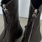front zip platform boots/2color - KNUTH MARF