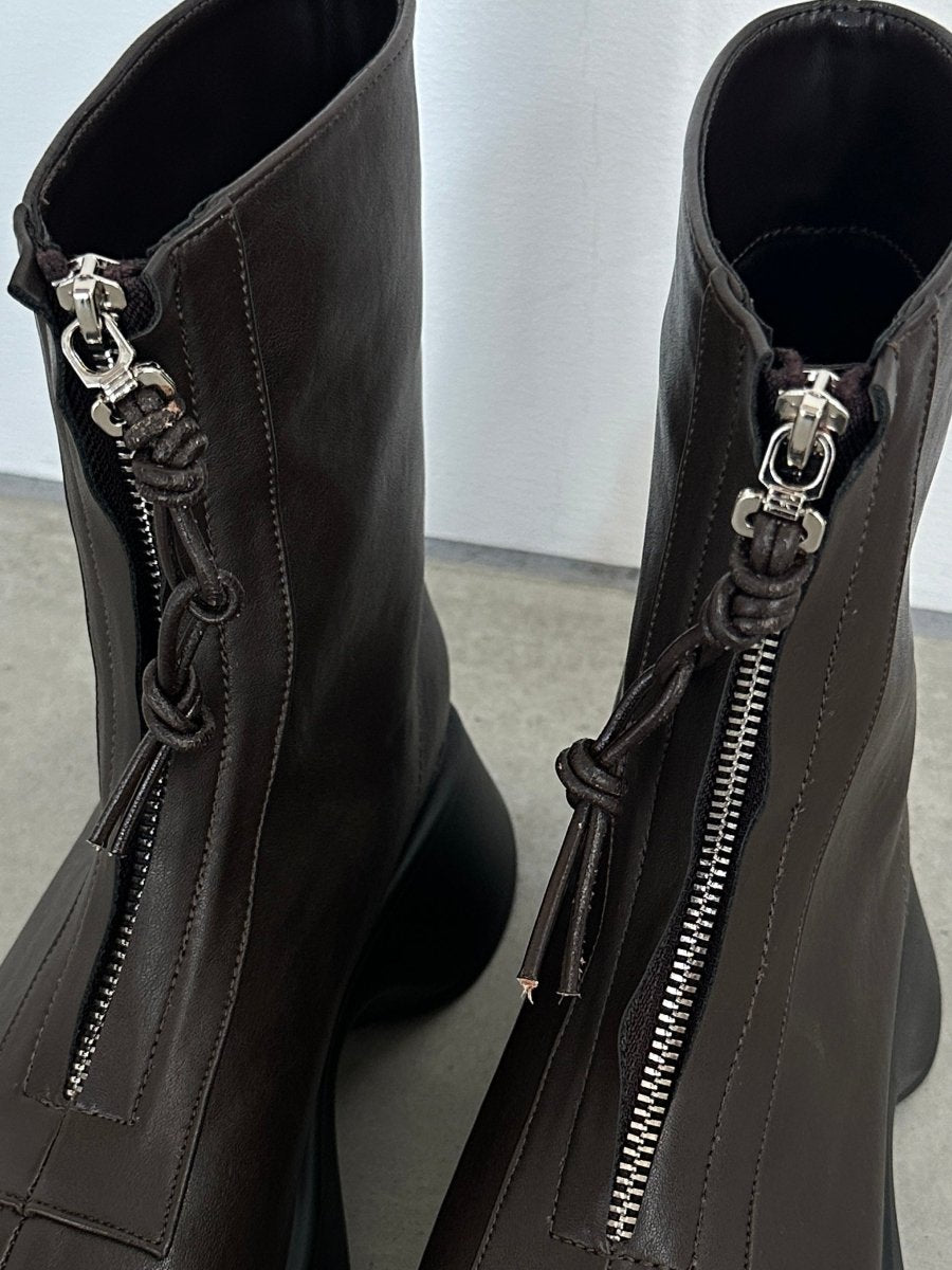 front zip platform boots/2color - KNUTH MARF
