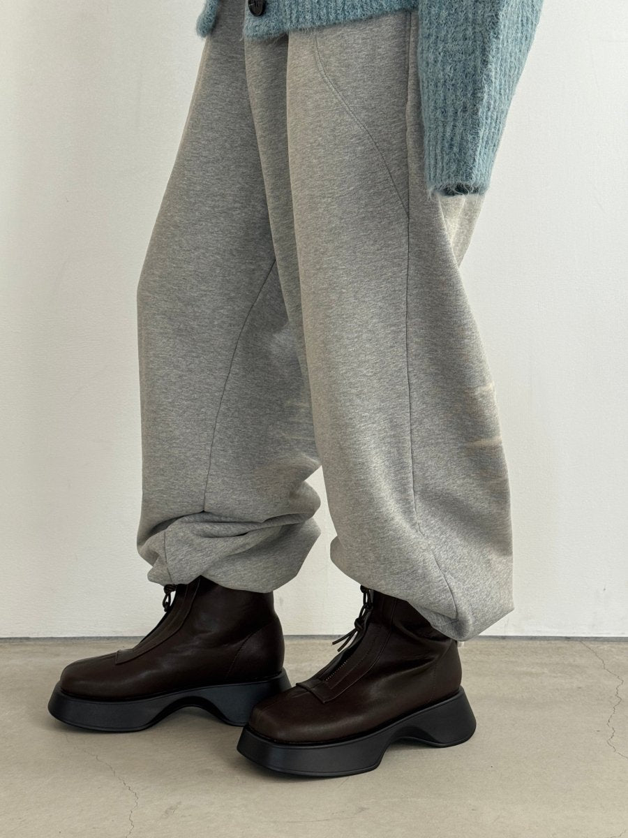 front zip platform boots/2color - KNUTH MARF