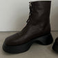 front zip platform boots/2color - KNUTH MARF