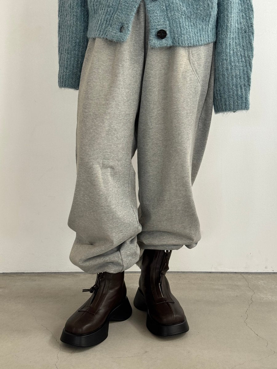 front zip platform boots/2color - KNUTH MARF