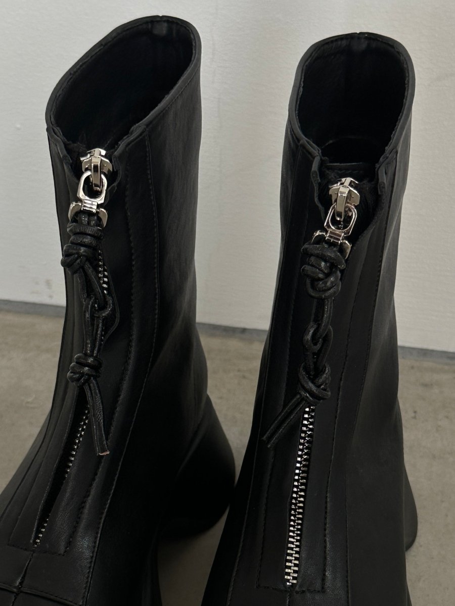 front zip platform boots/2color - KNUTH MARF