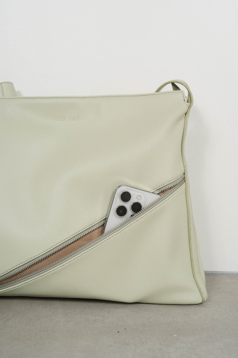 front zip pocket shoulder bag/2color - KNUTH MARF