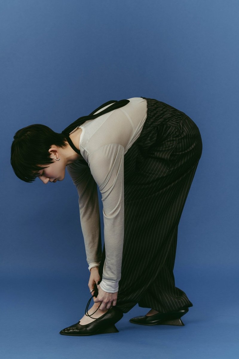 halter neck all in one/black | KNUTH MARF