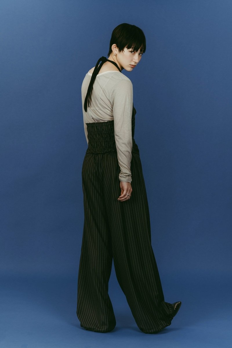 halter neck all in one/black - KNUTH MARF