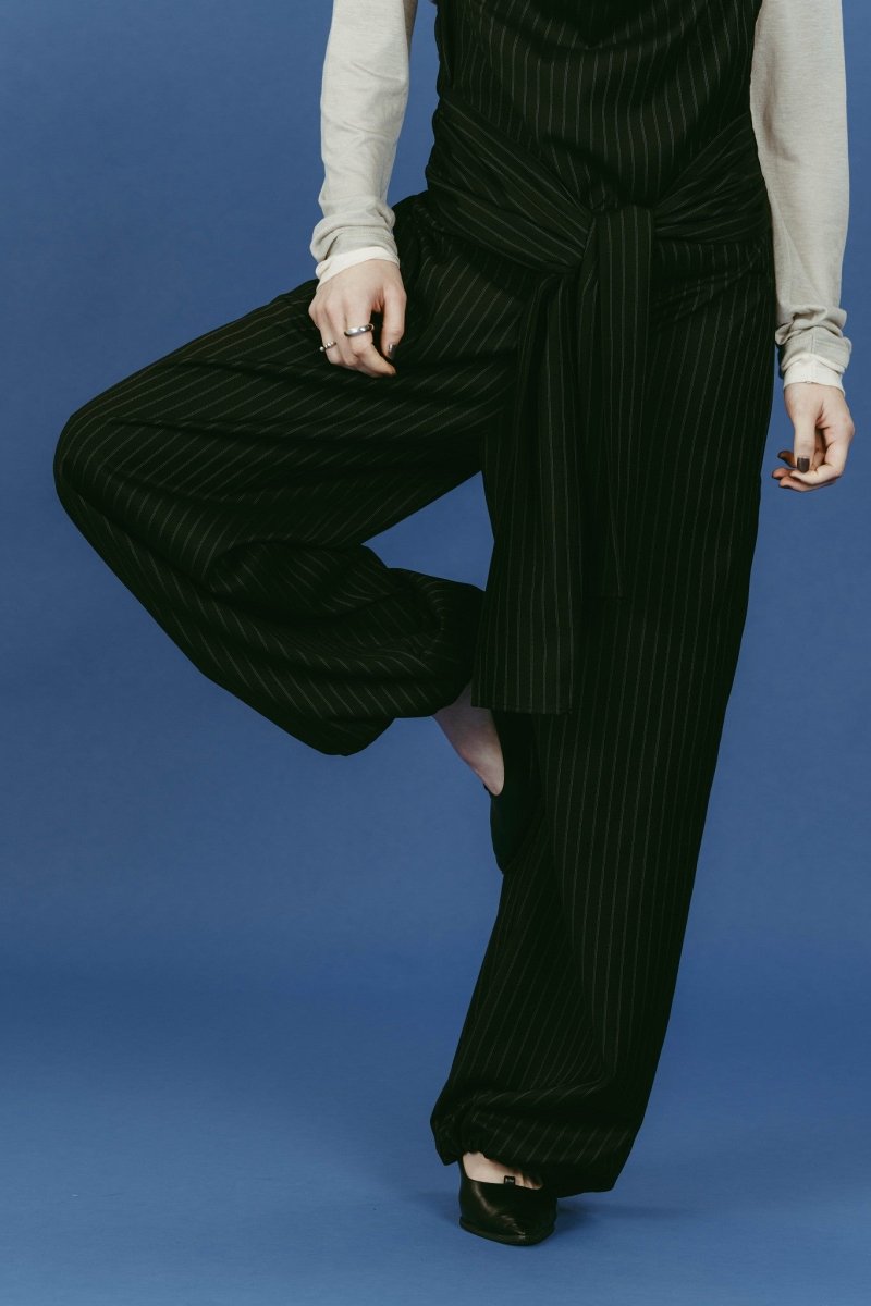 halter neck all in one/black - KNUTH MARF