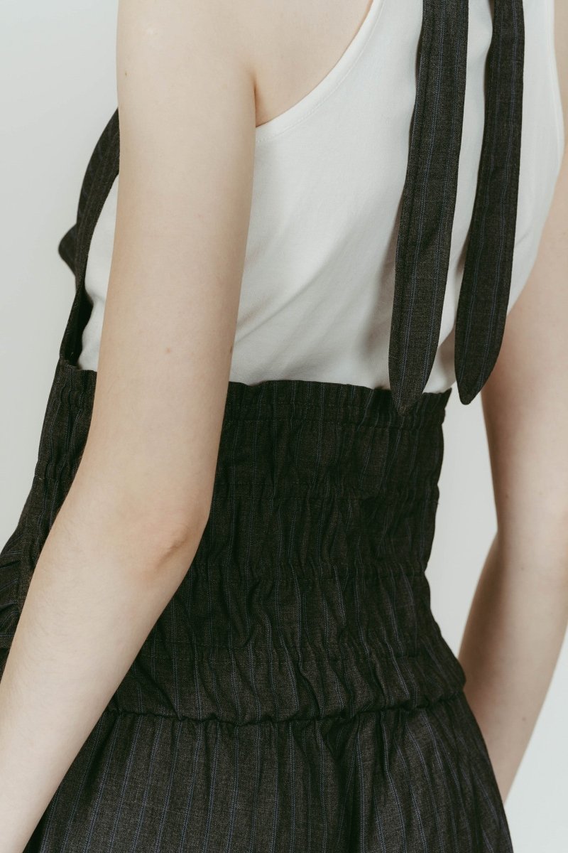 halter neck all in one/gray | KNUTH MARF