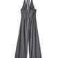 halter neck all in one/gray - KNUTH MARF