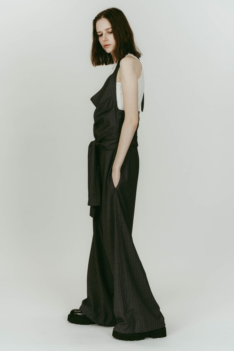 halter neck all in one/gray - KNUTH MARF