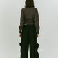 high - boot detail pants(unisex)/black - KNUTH MARF