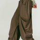 high - boot detail pants(unisex)/brown - KNUTH MARF