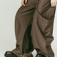 high - boot detail pants(unisex)/brown - KNUTH MARF