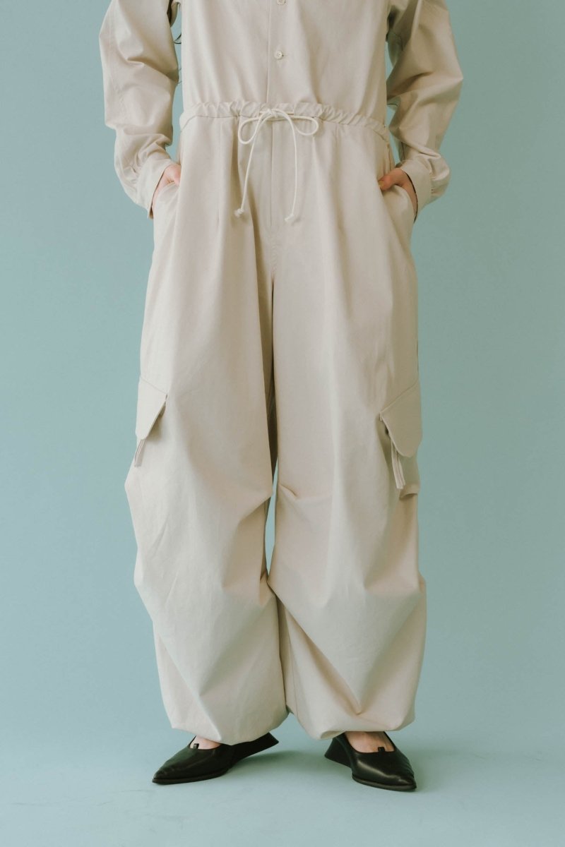  - high - end - collarless jumpsuit/2color - KNUTH MARF