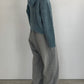 hooded cardigan knit/blue - KNUTH MARF