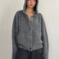 hooded cardigan knit/gray - KNUTH MARF