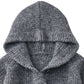 hooded cardigan knit/gray - KNUTH MARF