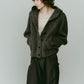 hooded cardigan knit/gray - KNUTH MARF