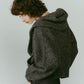 hooded cardigan knit/gray - KNUTH MARF