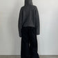 hooded cardigan knit/gray - KNUTH MARF