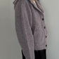 hooded cardigan knit/lilac - KNUTH MARF
