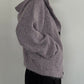 hooded cardigan knit/lilac - KNUTH MARF