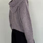 hooded cardigan knit/lilac - KNUTH MARF