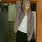 hooded cardigan knit/lilac - KNUTH MARF