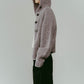 hooded cardigan knit/lilac - KNUTH MARF