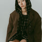 hooded over shirts(unisex)/checkblack - KNUTH MARF
