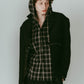 hooded over shirts(unisex)/checkblack - KNUTH MARF