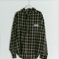 hooded over shirts(unisex)/checkblack - KNUTH MARF
