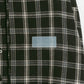 hooded over shirts(unisex)/checkblack - KNUTH MARF