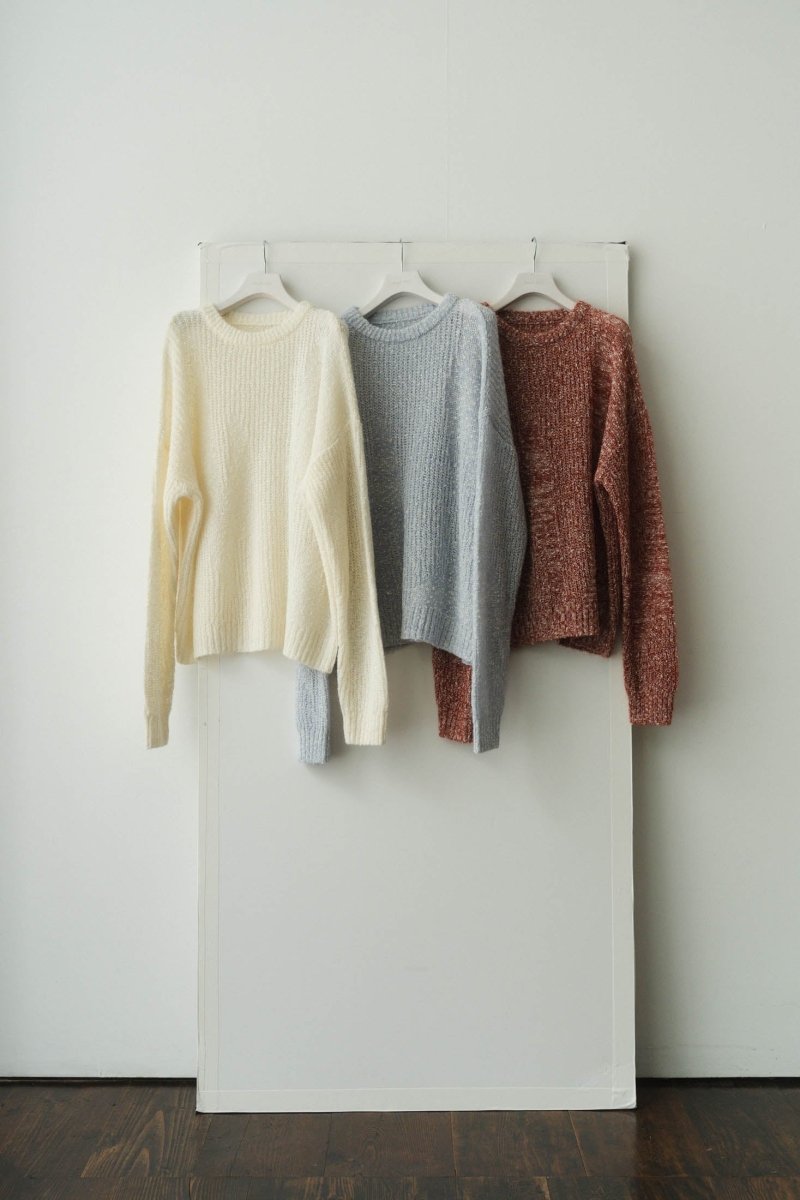 jaguard sheer knit/red - KNUTH MARF