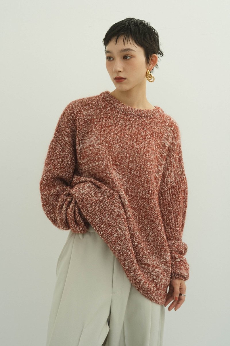 jaguard sheer knit/red - KNUTH MARF