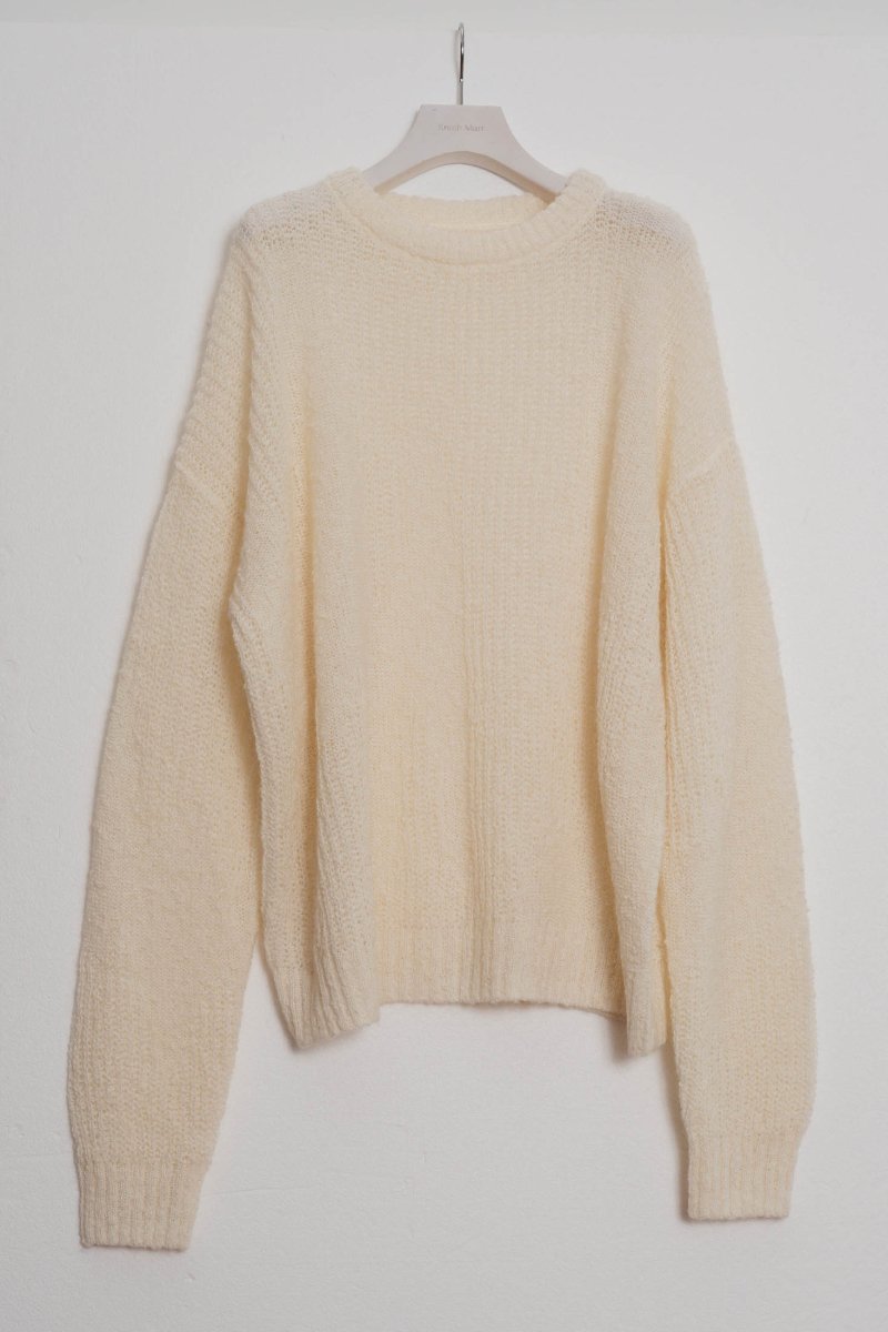 jaguard sheer knit/white - KNUTH MARF