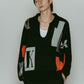K design knit pullover(unisex)/black - KNUTH MARF