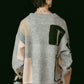 K design knit pullover(unisex/gray - KNUTH MARF