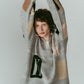 K design knit pullover(unisex/gray - KNUTH MARF