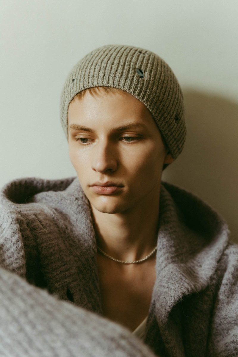 K motif beanie/2color | KNUTH MARF