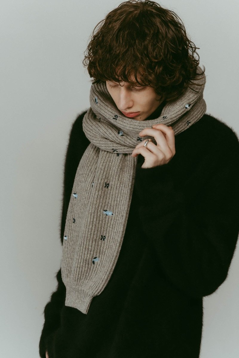 K motif muffler/2color - KNUTH MARF