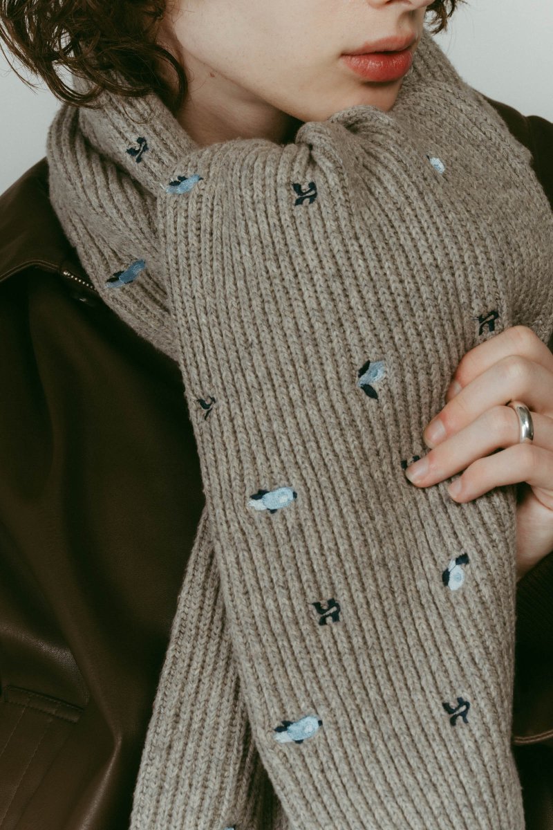 K motif muffler/2color - KNUTH MARF