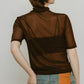 K motif sheer tops/3color - KNUTH MARF