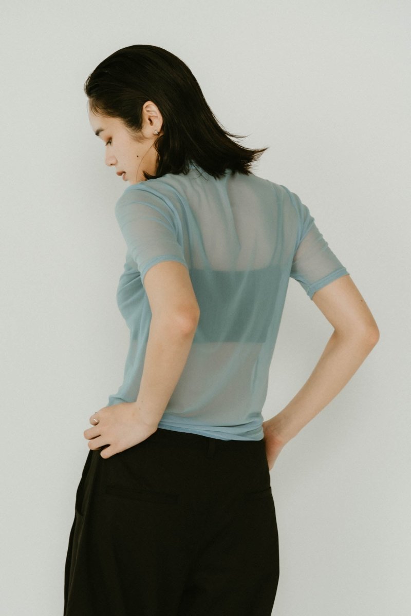 K motif sheer tops/3color - KNUTH MARF