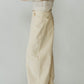 K motif velveteen pants(unisex)/ivory - KNUTH MARF