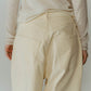 K motif velveteen pants(unisex)/ivory - KNUTH MARF