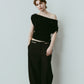 spaghetti pants/black