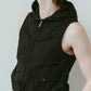 nylon hoodie/black