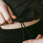 nylon hoodie/black